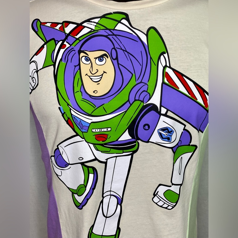 Disney Pixar Toy Story Buzz Lightyear Shirt Women Size Large Panel Her Universe
